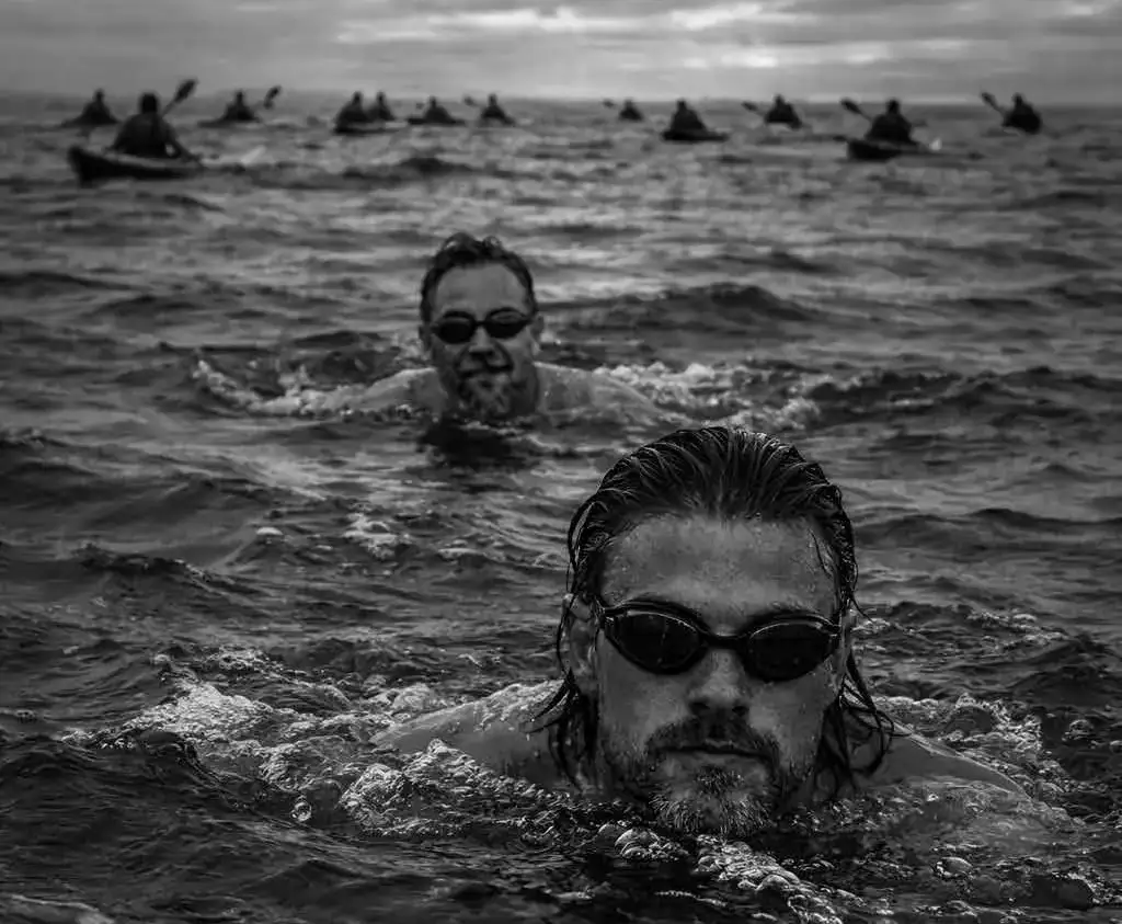 Open water swimmers